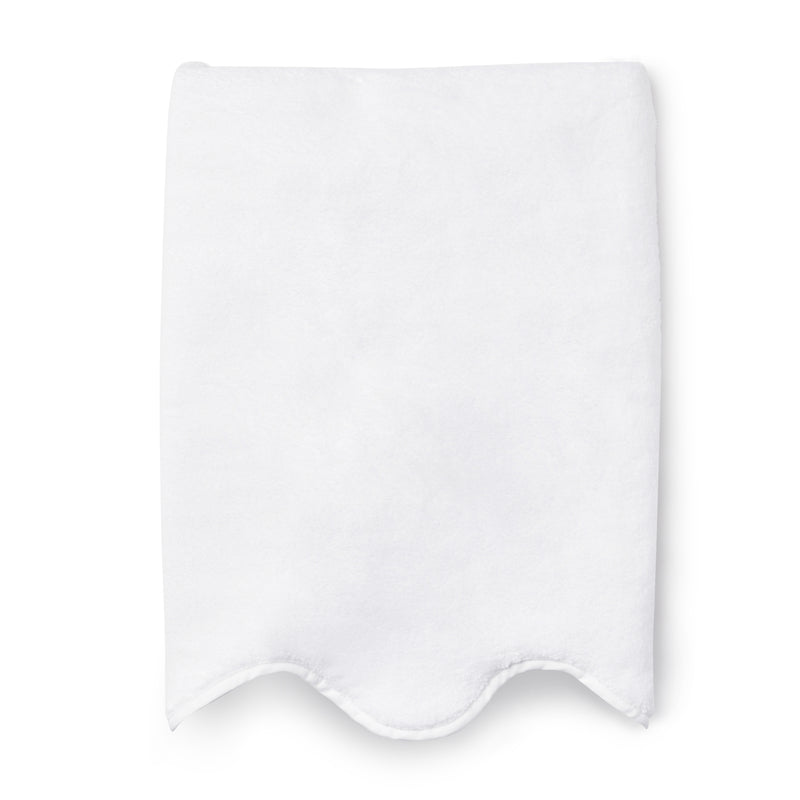 Rebecca Udall Scalloped Wavy Amelia Bath Hand towels in white