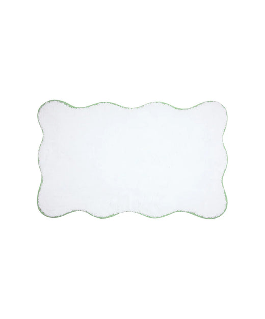 Amelia Scalloped Bath Towel Large Family Bundle, Asparagus