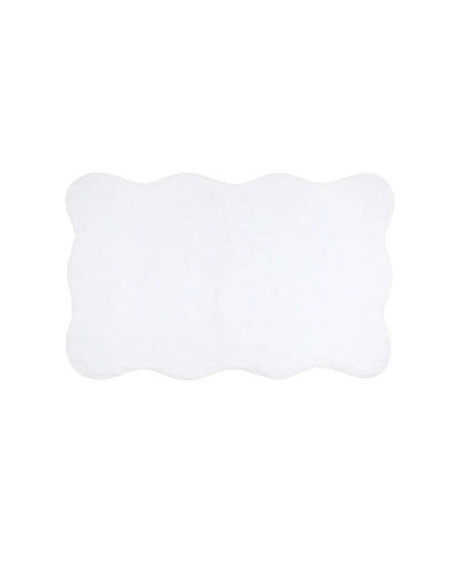 Amelia Scalloped Bath Towel Large Family Bundle, White