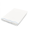 Annabelle Scalloped Bed Linen, Powder Blue, Cut Out