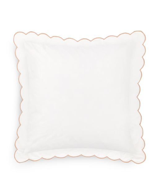 Annabelle Scalloped Bed Linen, Dusty Pink