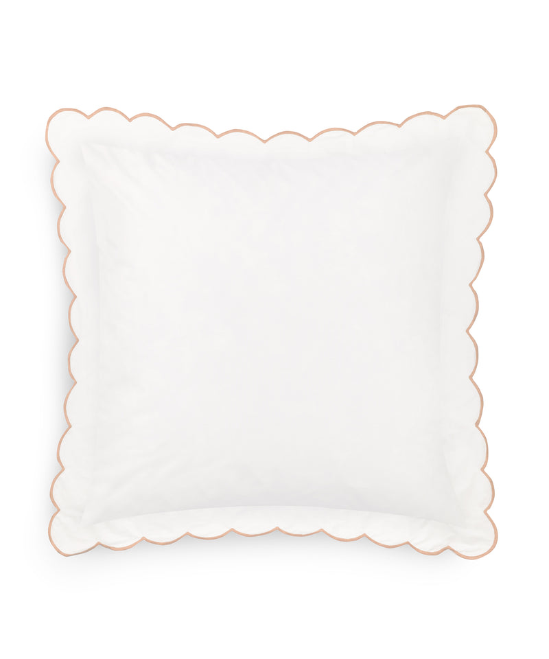 Annabelle Scalloped Bed Linen, Dusty Pink