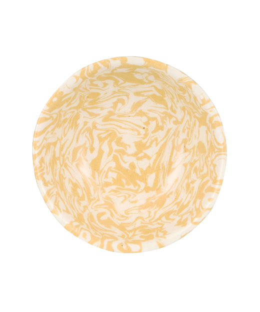 Aptware Marble Ceramic Dish, Mustard, Detail
