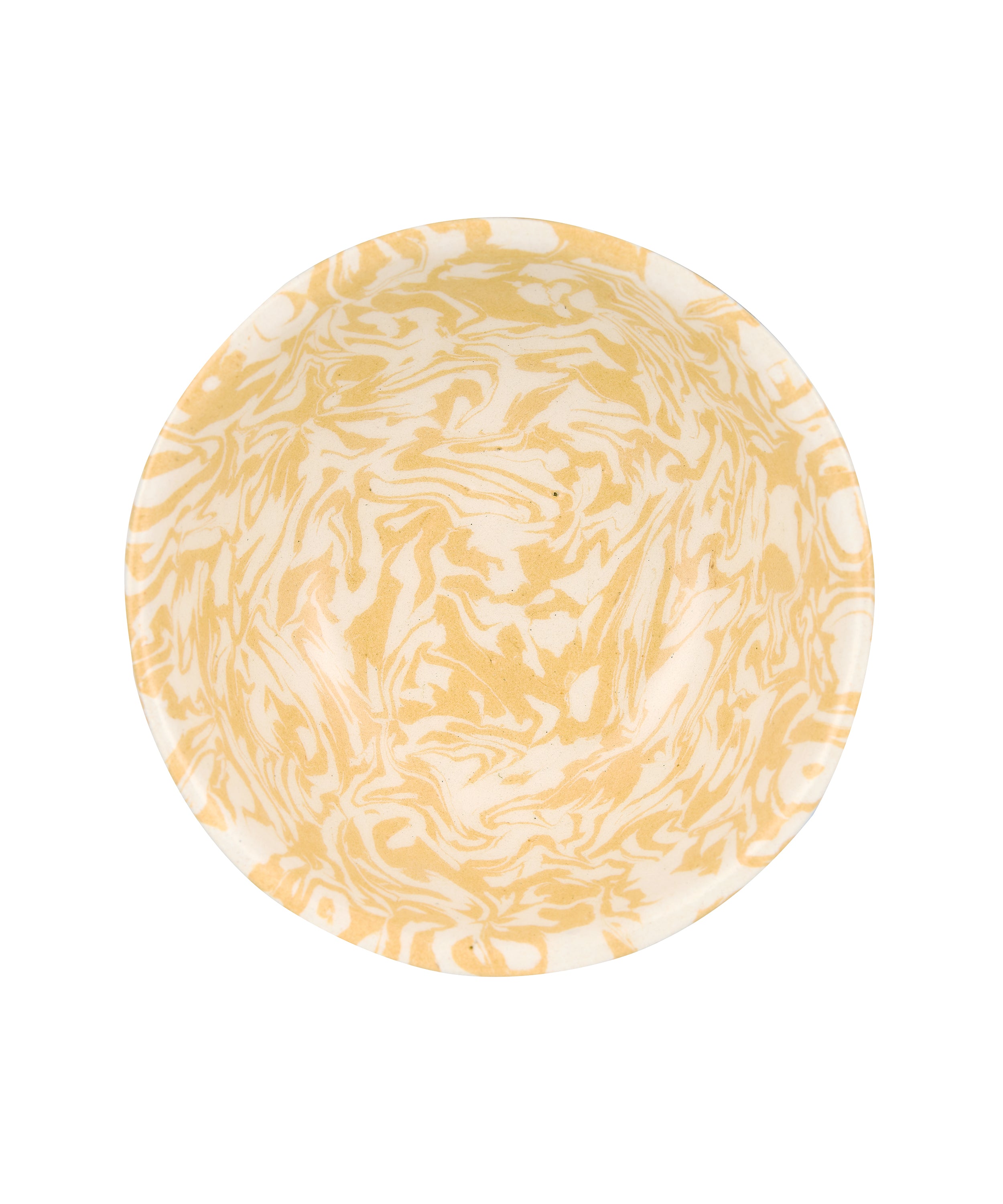 Aptware Marble Ceramic Dish, Mustard, Detail