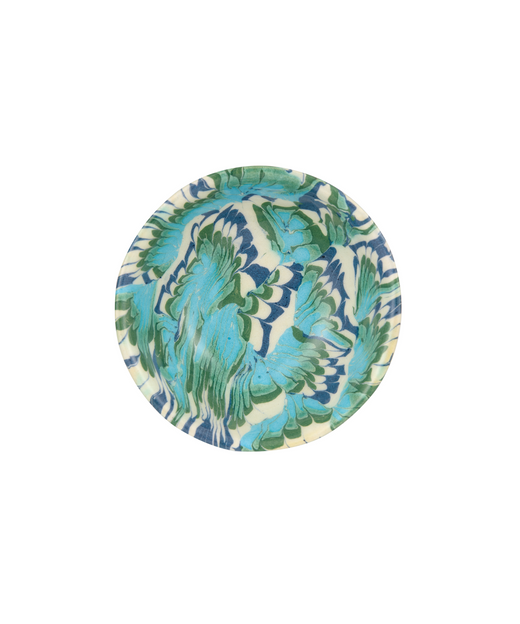 Aptware Marble Ceramic Dish, Lagoon, Detail