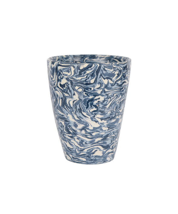 Aptware Marble Ceramic Vase, Blue, Cut Out hover