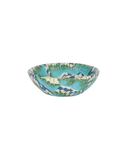 Aptware Marble Ceramic Dish, Lagoon Blue Green, Cut Out