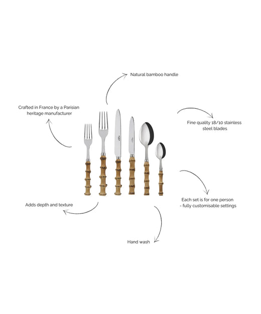 Bamboo Handle Cutlery