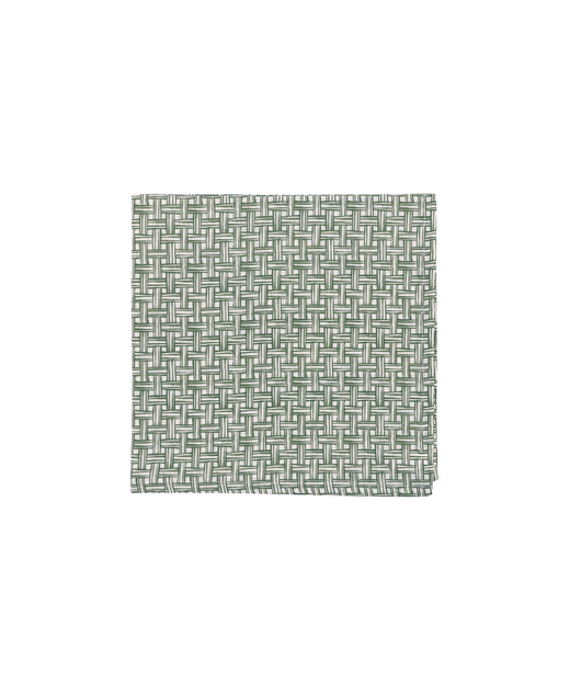 Basketweave Napkin, Vine Green, Cut Out