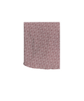 Basketweave Pleated Round Linen Tablecloth, Burgundy, Cut Out
