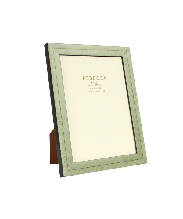 Bianca Photo Frame Marquetry Photo Frame in Pistachio 5x7"