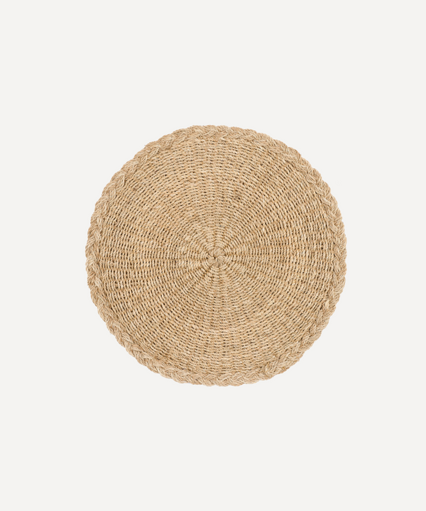 Rebecca Udall Braided Abaca Placemat, Natural