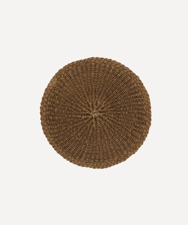 Rebecca Udall Braided Abaca Placemat, Chocolate