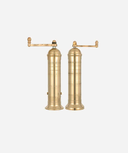Brass Salt & Pepper Mill Set
