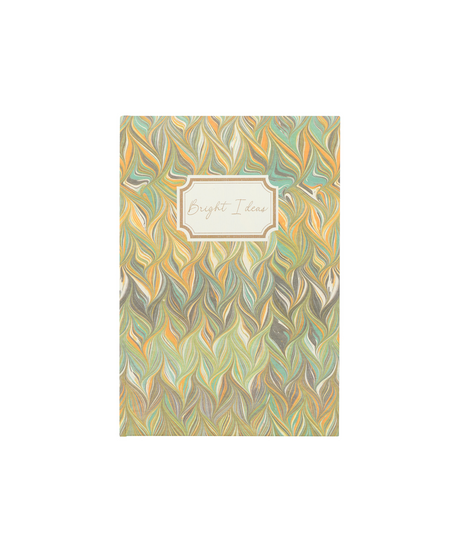 Rebecca Udall, Bright Ideas Notebook, Marble Green/Yellow