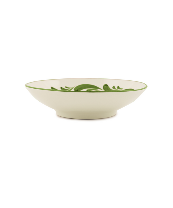 Celia Pasta Bowl, Leaf Green