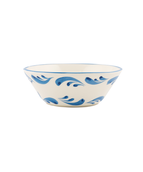 Rebecca Udall Celia Cereal Bowl, Denim Blue, Side View
