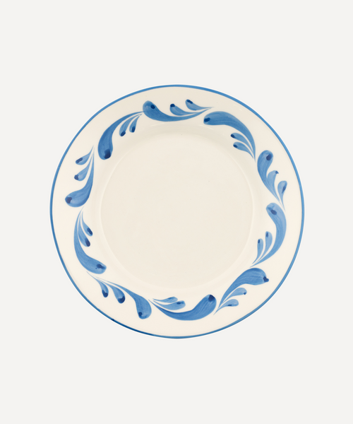 Celia Dinner Plate, Denim Blue