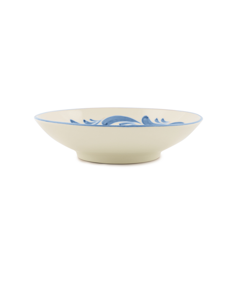 Rebecca Udall Celia Pasta Bowl, Denim Blue, Cut Out, Side View