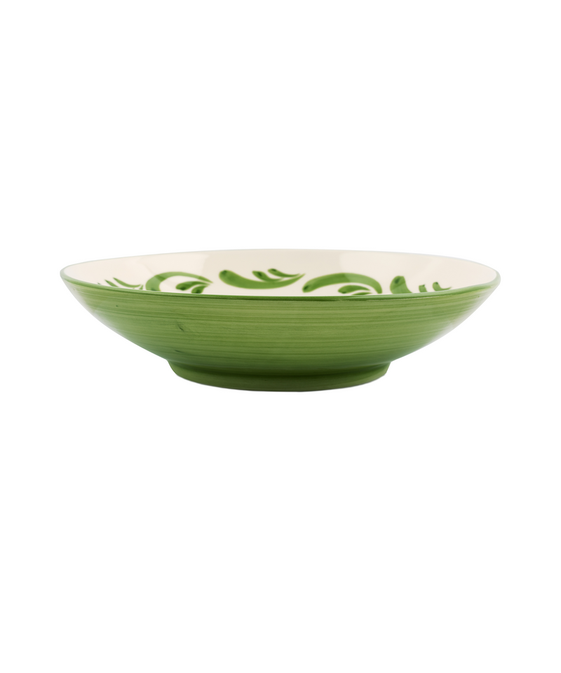 Celia Serving Bowl, Leaf Green