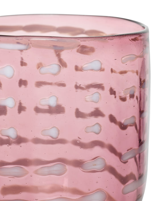 Celine Murano Tumbler, Black Cherry, Detail