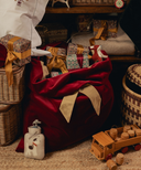Velvet & Silk Christmas Sack, Burgundy