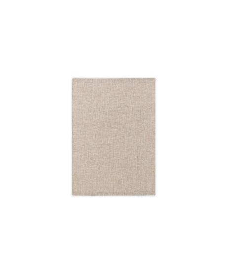 Classic Hemstitch Linen Hand Towel, Natural