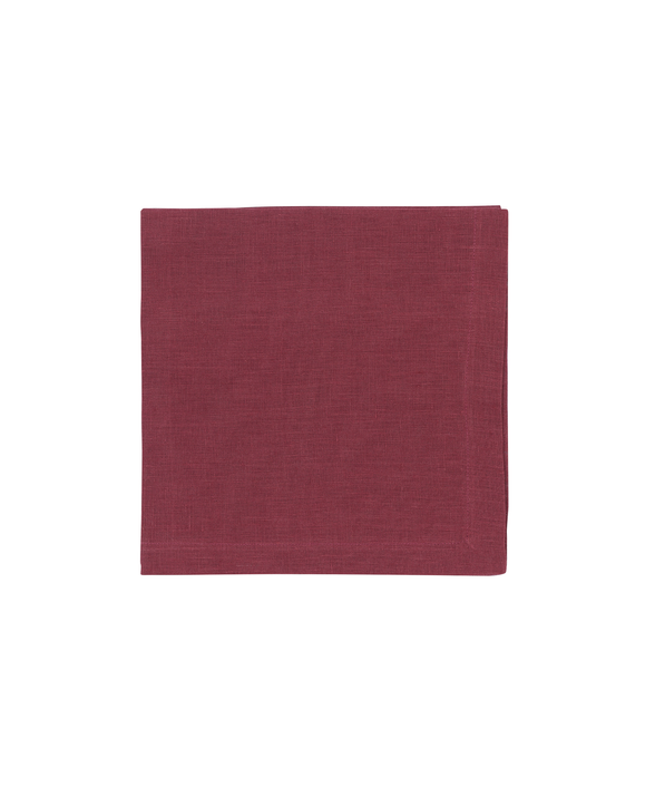 Classic Linen Napkin, Deep Marsala