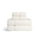 Classic Maria Bath Towel Bundle, Ivory, Cut Out