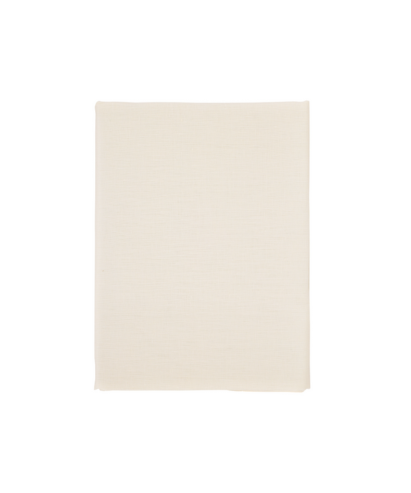 Classic Mitred Linen Tablecloth, Ivory
