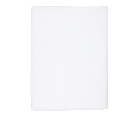 Rebecca Udall Classic Mitred Linen Tablecloth, White, Cut Out