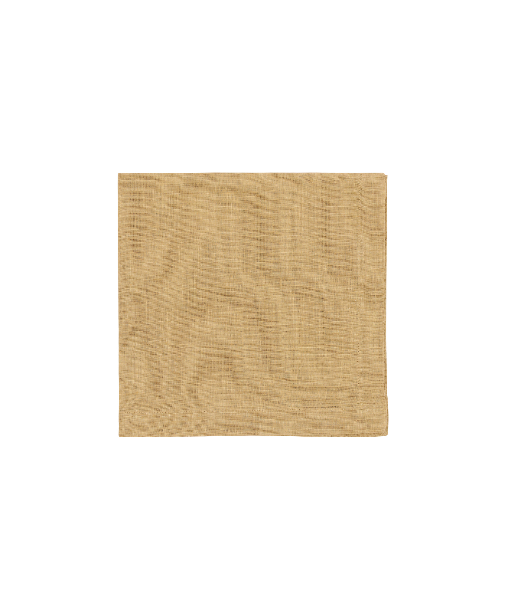 Classic Linen Napkin, Straw, Cut Out