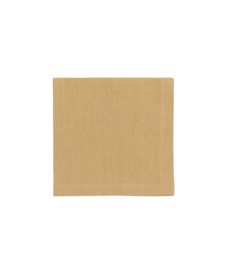 Classic Linen Napkin, Straw, Cut Out