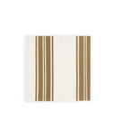 Colette Striped Linen Napkin, Nougat, Cut Out