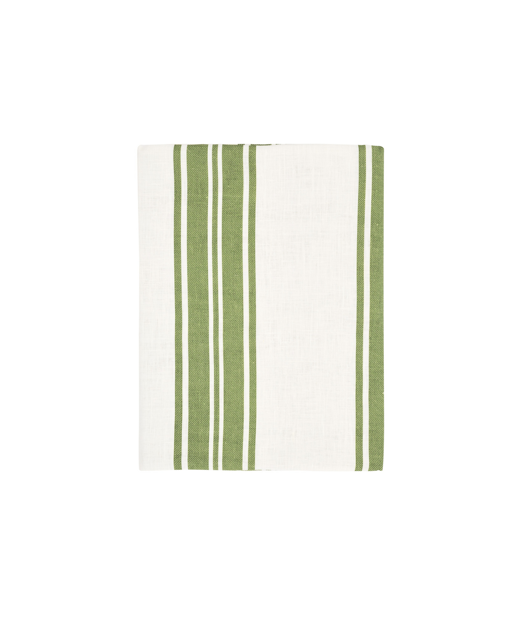 Rebecca Udall Colette Striped Linen Tablecloth, Olive Green
