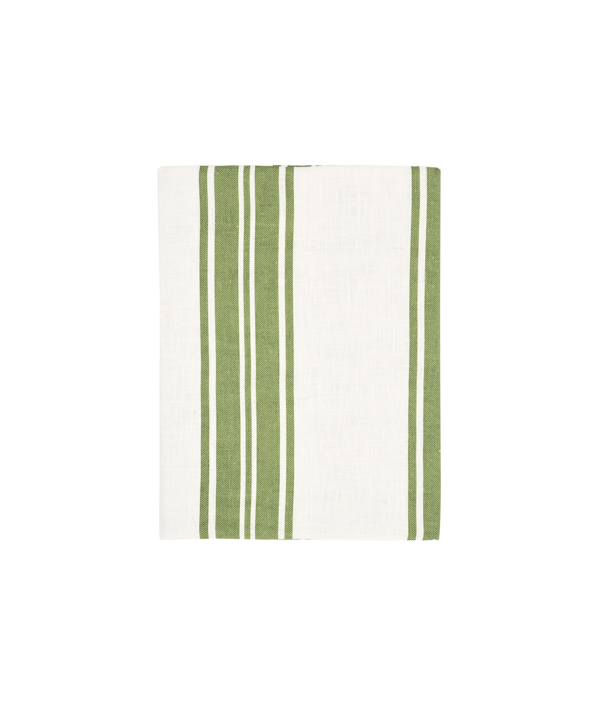 Rebecca Udall Colette Striped Linen Tablecloth, Olive Green
