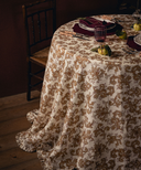 Constance Round Pleated Linen Tablecloth