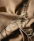Ida Lambswool Blanket, Nougat