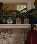 Set of 3 Cottage Christmas Decorations