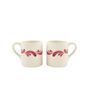 Pair of Celia Mugs, Raspberry