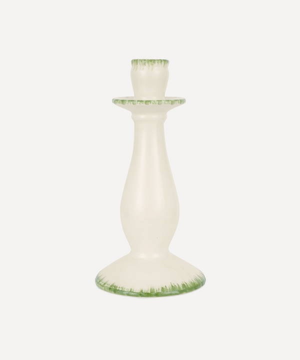 Daisy Candlestick, Leaf Green