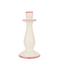 Rebecca Udall Daisy Candlestick, Raspberry, White Background