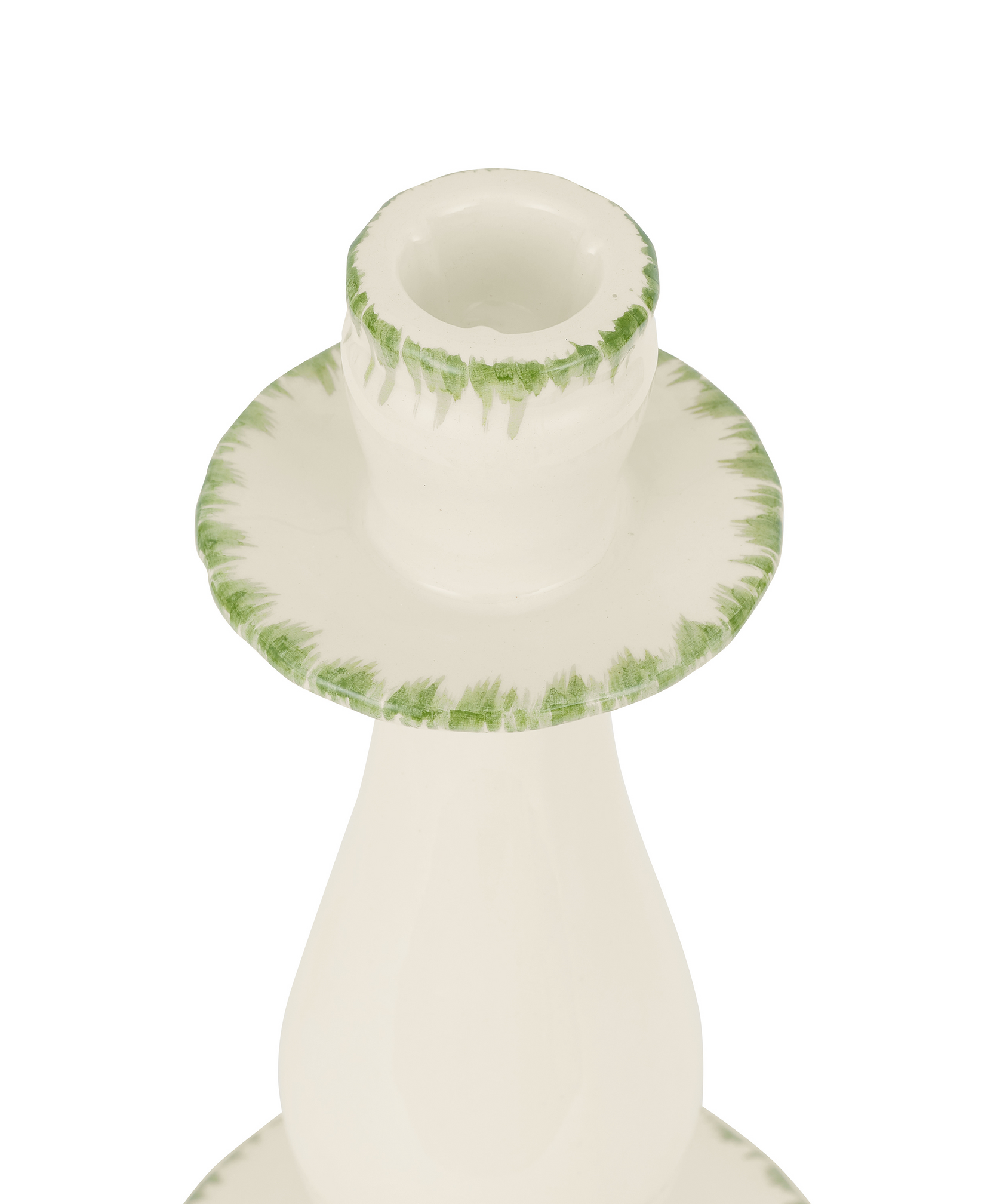 Rebecca Udall Daisy Candlestick, Leaf Green, Cut Out Detail