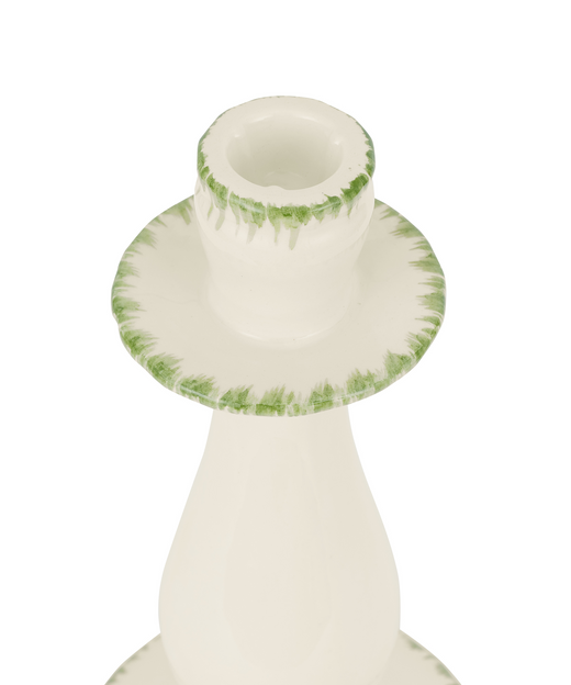 Rebecca Udall Daisy Candlestick, Leaf Green, Cut Out Detail