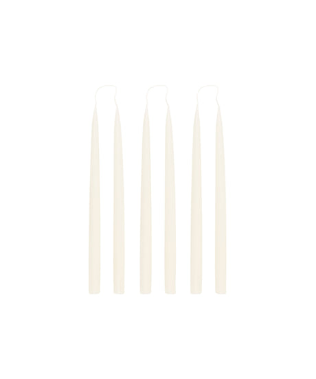 Rebecca Udall Set of 6 Danish Taper Candles, Off White
