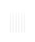 Rebecca Udall Set of 6 Danish Taper Candles, White