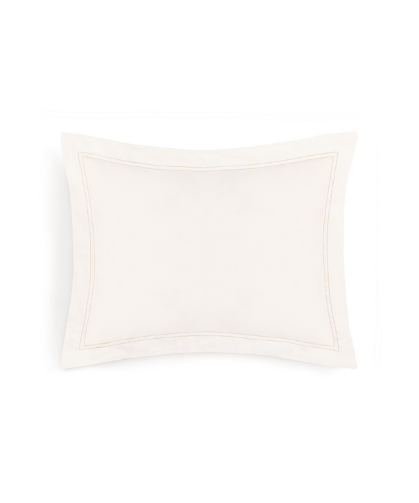 Rebecca Udall Darcy Linen Boudoir Pillowcase, Nougat