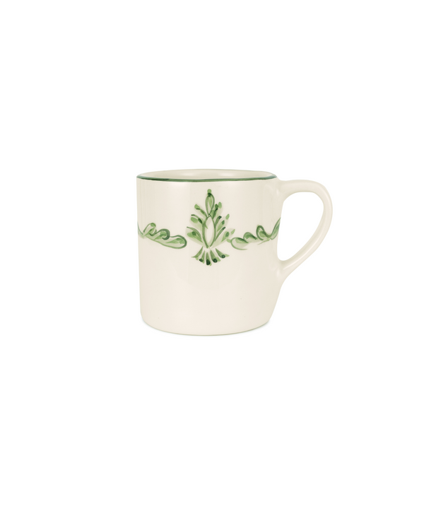 Rebecca Udall Eleanor Mug, Forest Green, White Background