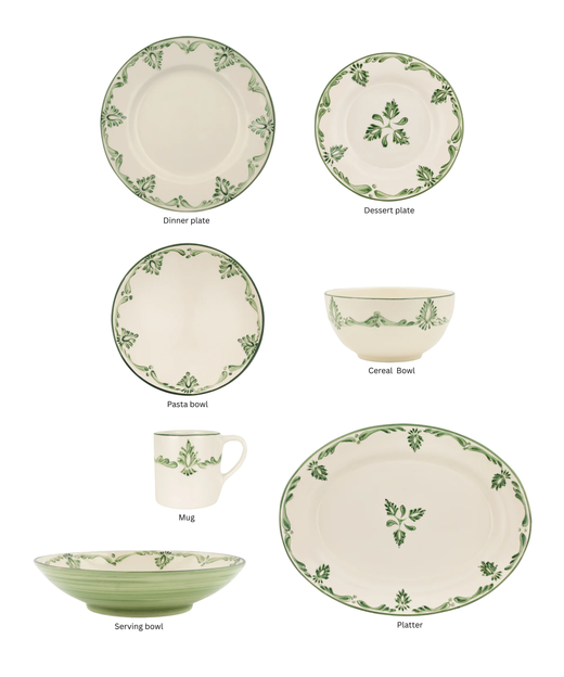 Eleanor Crockery, Forest Green