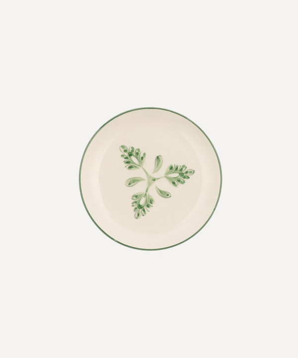 Eleanor Side Plate, Forest Green